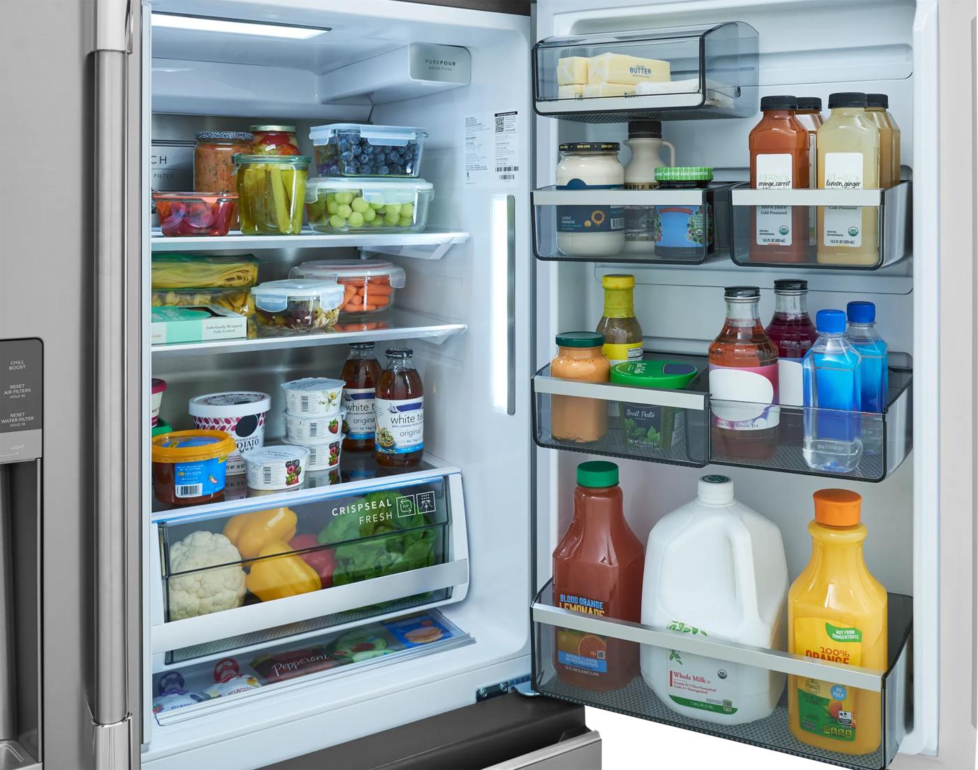 22 Cu. Ft. Counter-Depth 4-Door French Door Refrigerator