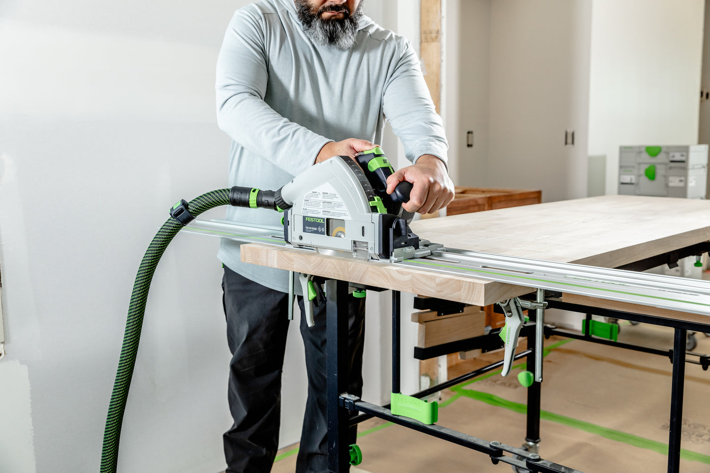 Festool 577991 Cordless Track Saw TSC 55 KSEB-Basic
