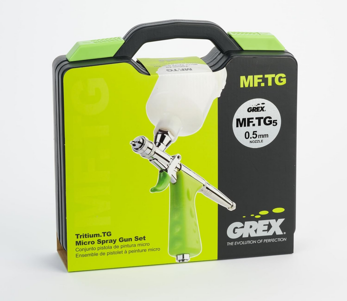 Grex MF.TS Tritium.TG5 Top Fed Micro Spray Gun Set, 0.5mm Nozzle
