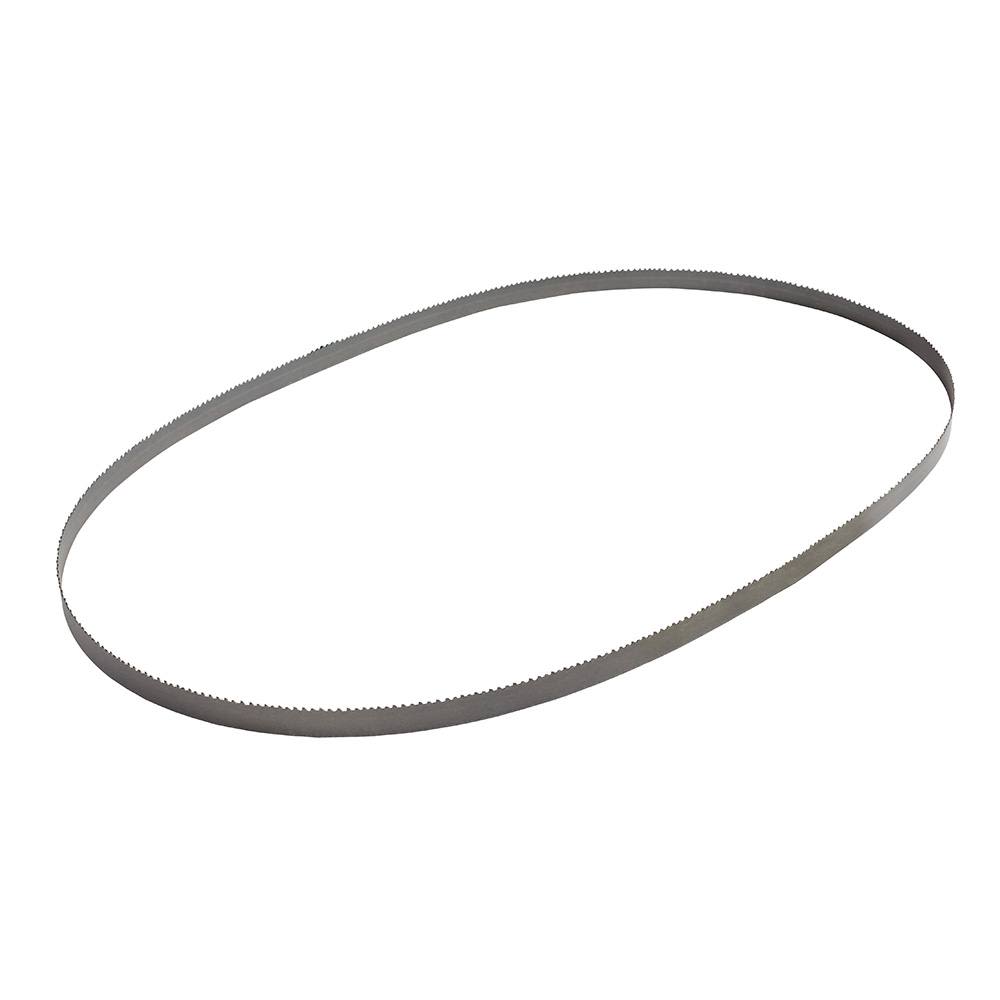 Looped metal band saw blade with 10 TPI teeth designed for precise cutting in power tool accessories and woodworking tools