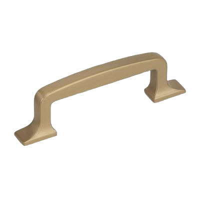 Golden champagne cabinet pull with 3-inch center-to-center spacing for hardware and home improvement collections