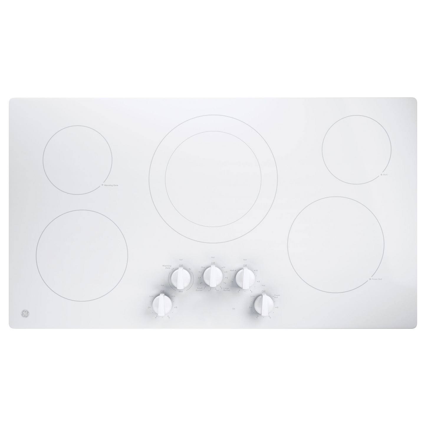 GE® 36" Built-In Knob Control Electric Cooktop