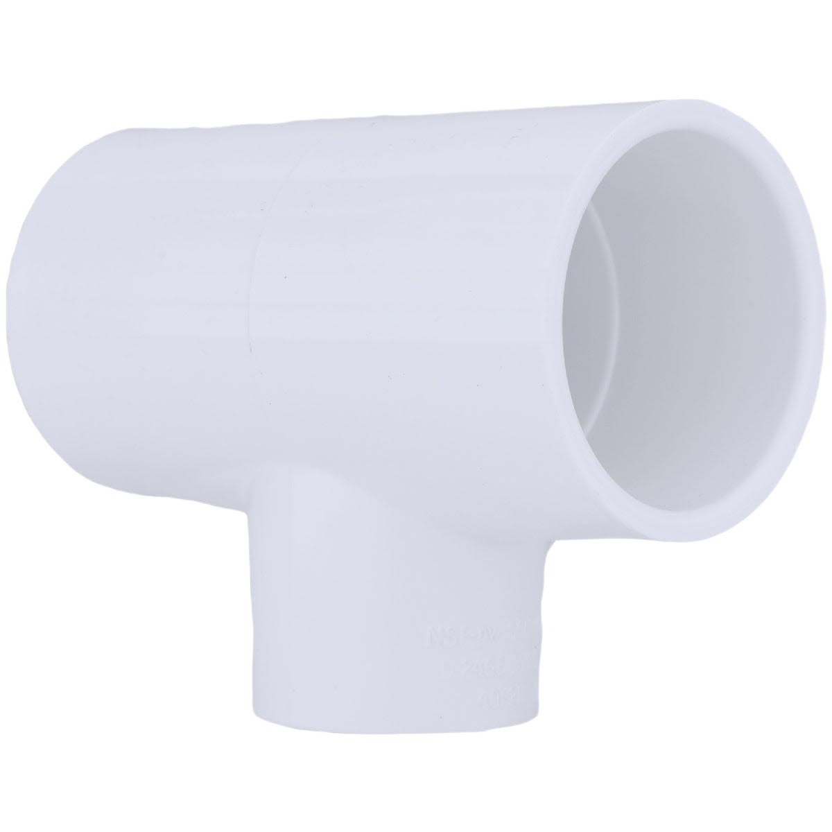 White pressure reducing PVC tee fitting for plumbing in Pipes & Fittings and Home Improvement under $50 collection