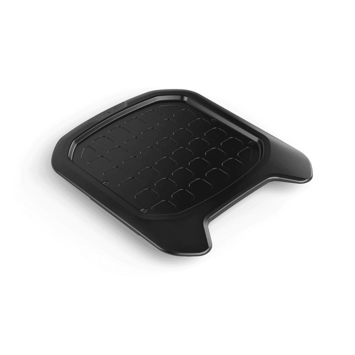 Black metal roof rack component designed to support outdoor oven stability for home improvement tasks