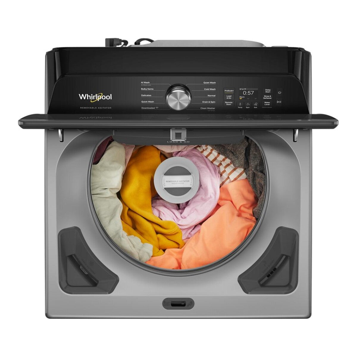 5.2 - 5.3 cu. ft. Smart Top Load Washer with the Removable Agitator