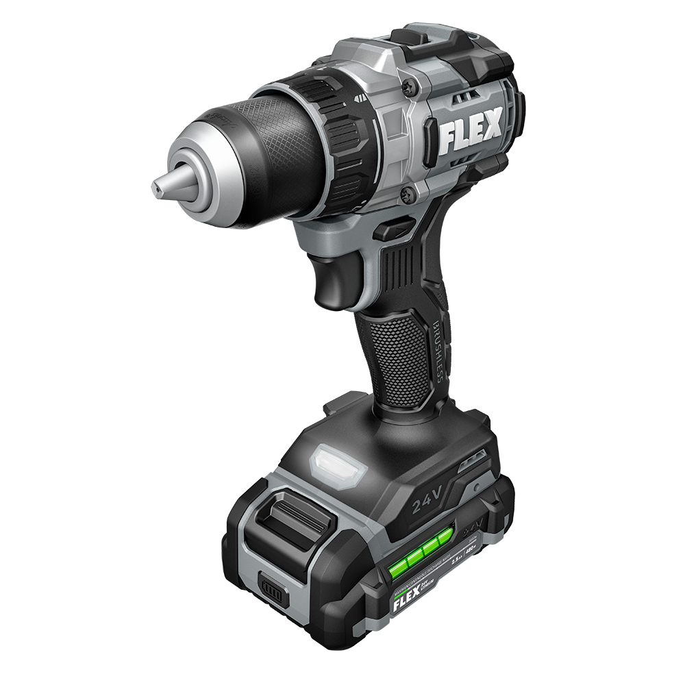 FLEX 24V 1/2" 2-Speed Drill Driver Kit