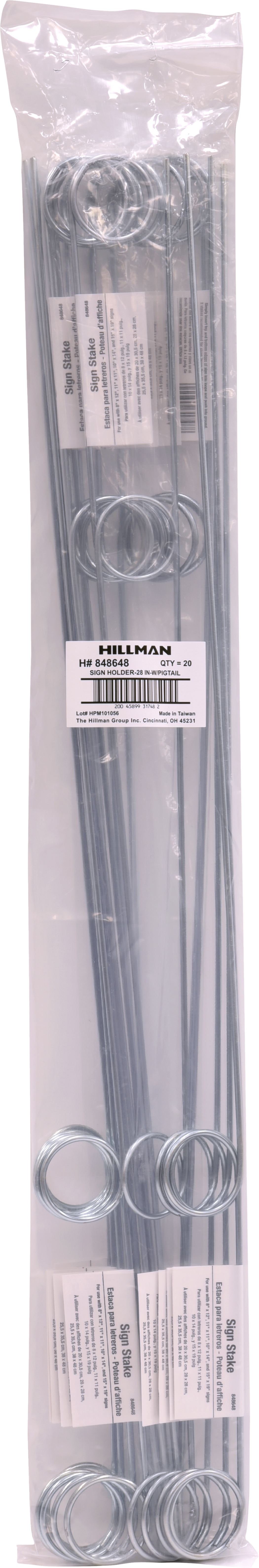 Hillman Pigtail Sign Holder (28")
