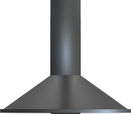 Savona Chimney Hood 36" LED 600CFM, Blk SS