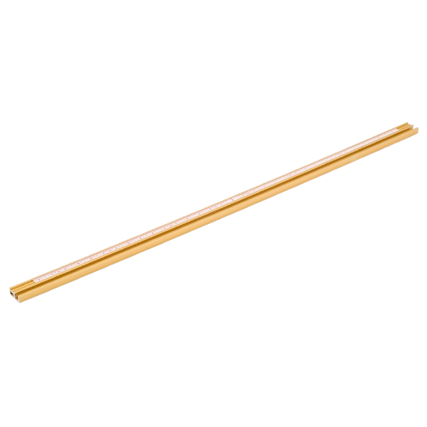 36-inch golden aluminum T-track with adjustable Lexan scale for woodworking measuring and fixture projects under $50