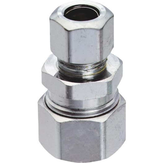Do it Best 3/8 in. OD x 3/8 in. or 1/2 in. Tubes Single Lever Faucet Adapter, 2-Pack