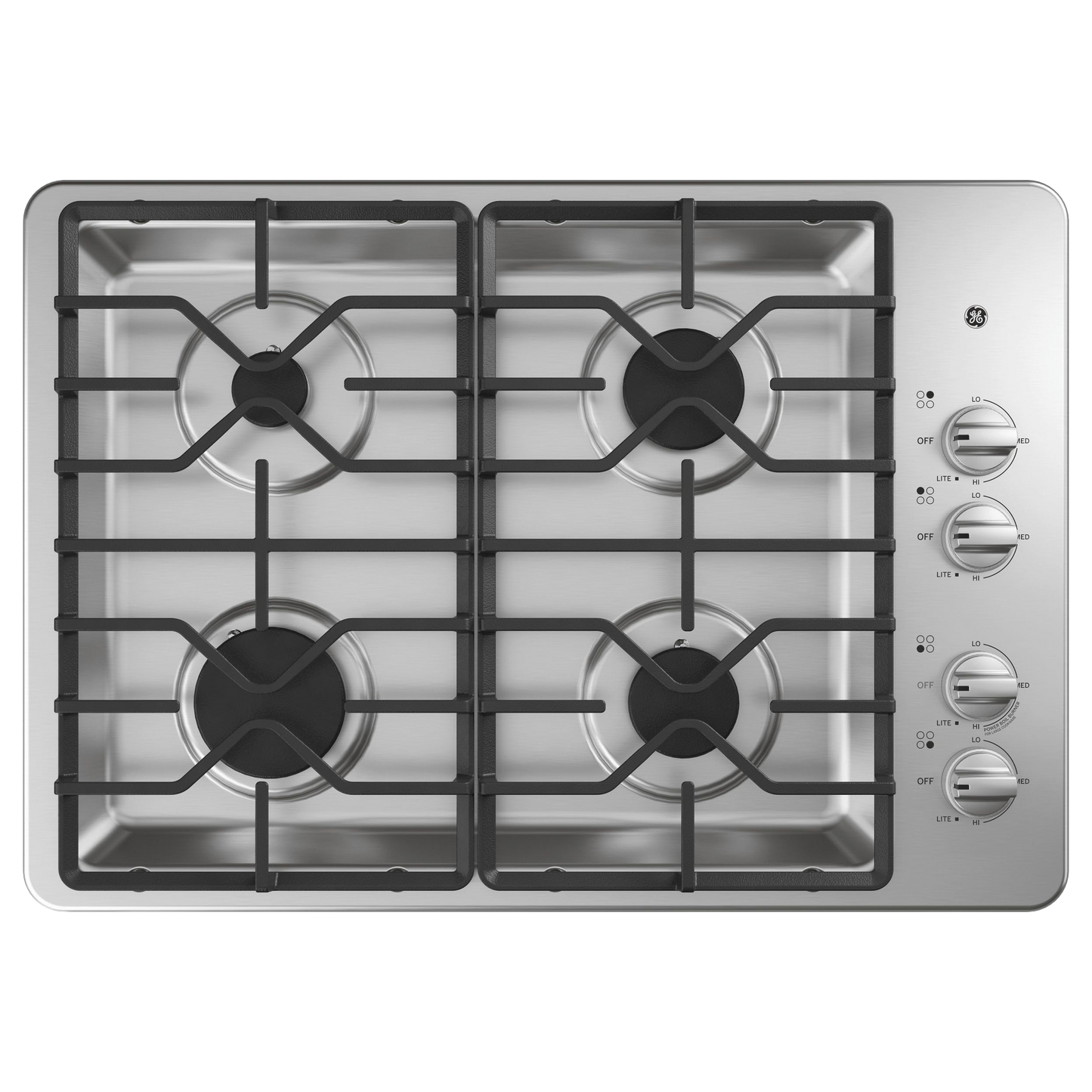 GE® 30" Built-In Gas Cooktop with Dishwasher-Safe Grates