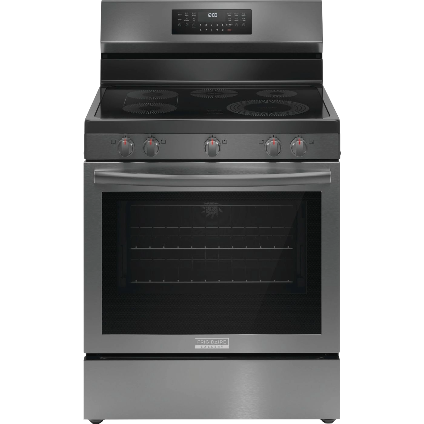 30" Rear Control Electric Range with Total Convection