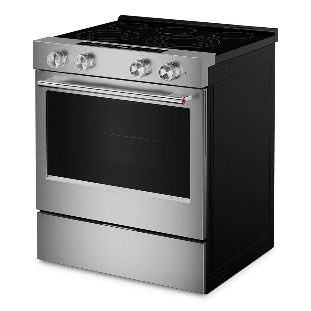 5.3 Cu. Ft. Smart Slide-in Electric Range with Convection Cooking Modes