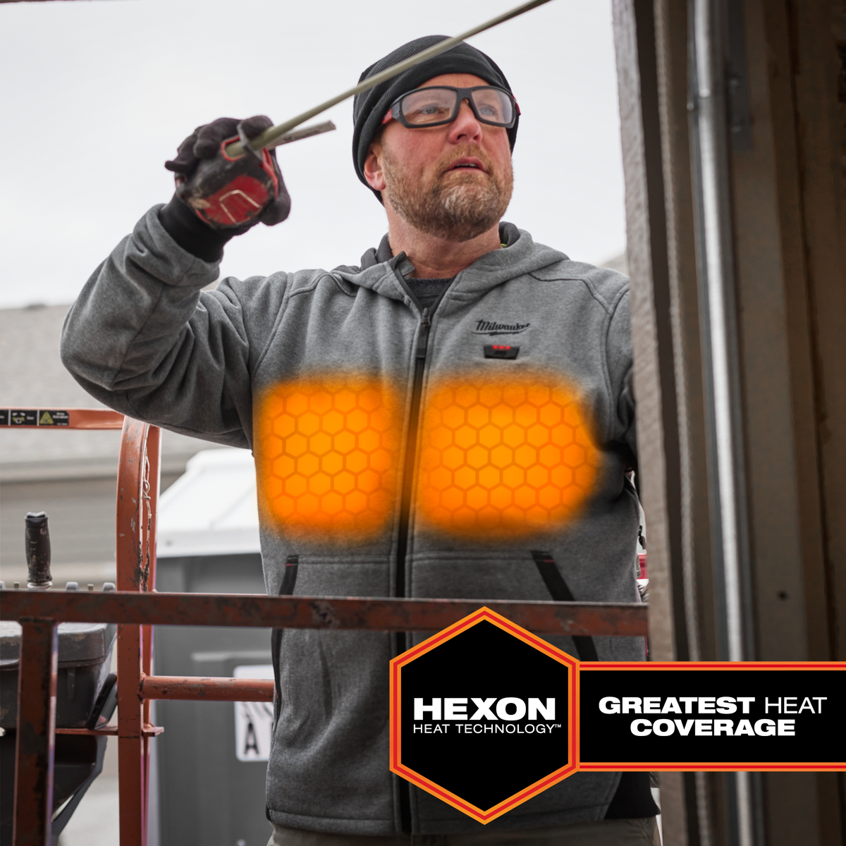 Milwaukee M12™ Men's Heated Full-Zip Hoodie