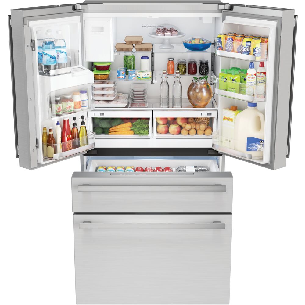 21.6 CF Counter-Depth 4-Door French Door, Dispenser