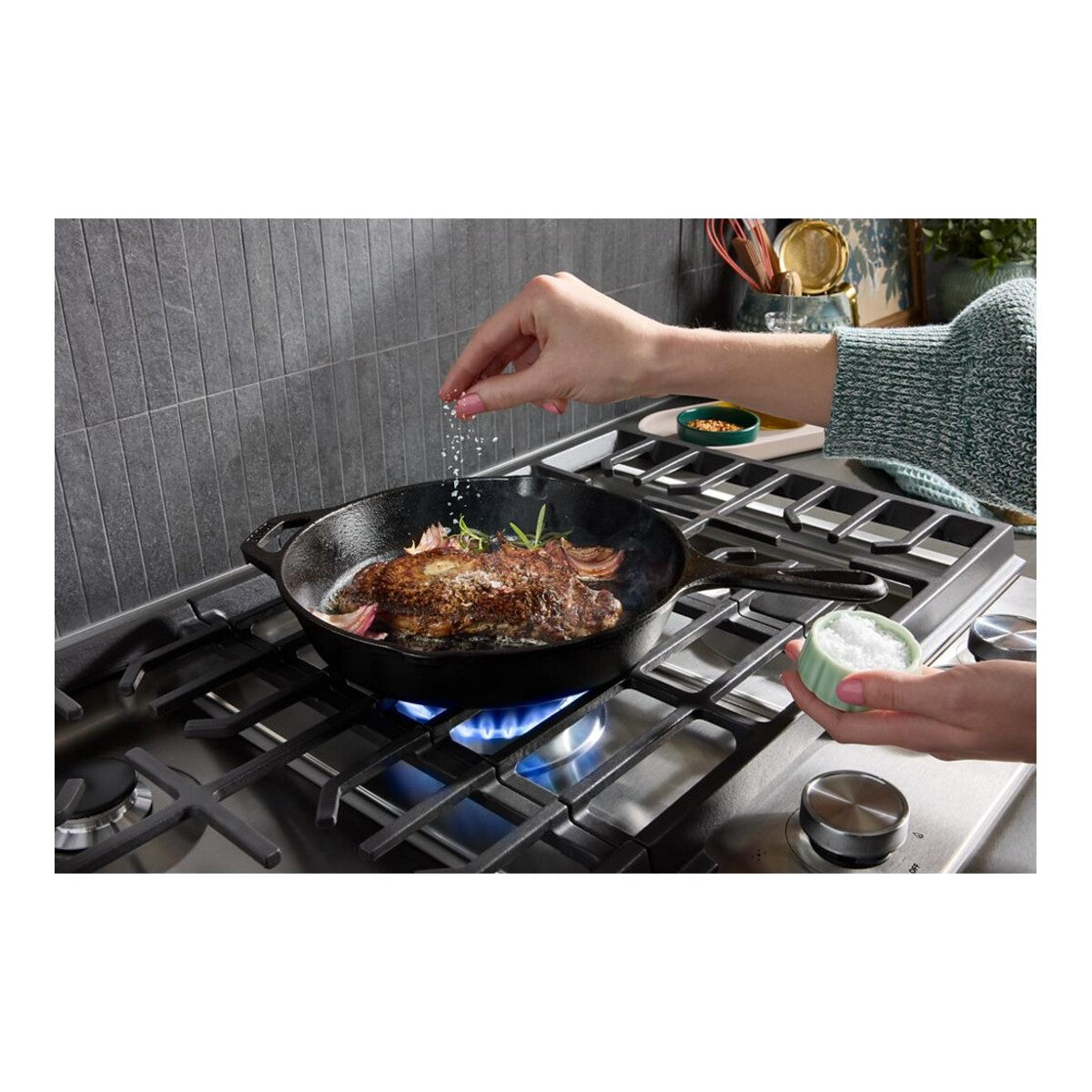 KitchenAid® 36 in. Gas Cooktop with 5 Versatile Burners