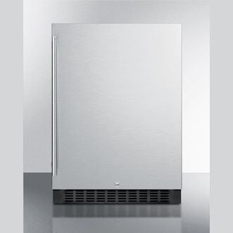 24-inch wide outdoor all-refrigerator with stainless steel finish for kitchen and appliance home improvement collections