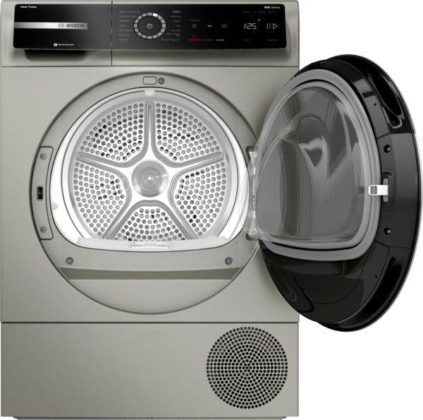 800 Series, Heat Pump Dryer, Pearl Steel