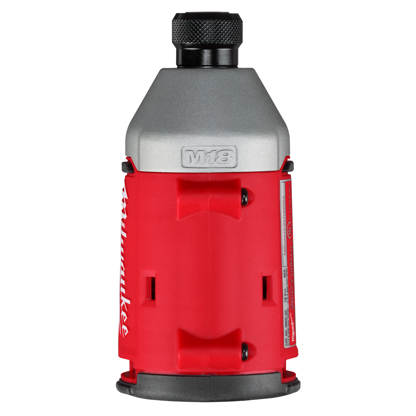 Red and gray Milwaukee M18 compact brushless power tool accessory for drilling and home improvement tasks