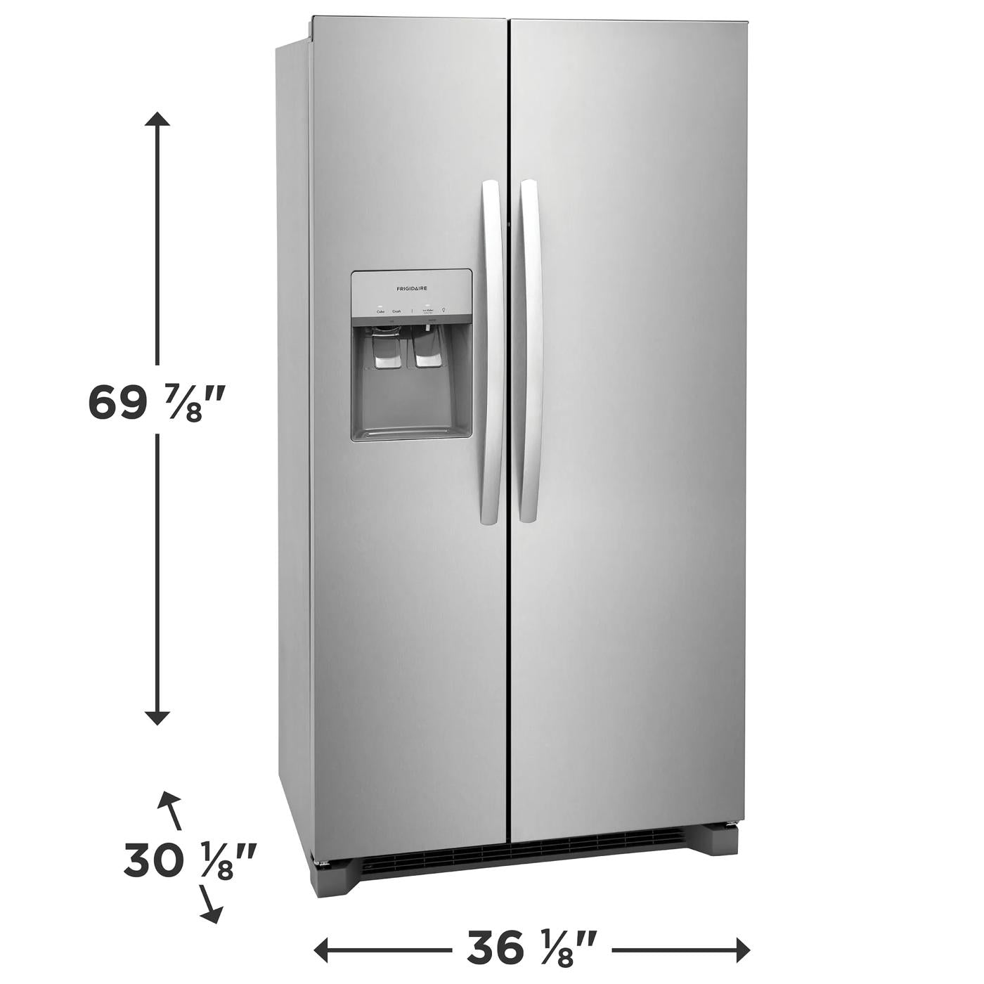 22 Cu. Ft. 36" Counter Depth Side by Side Refrigerator