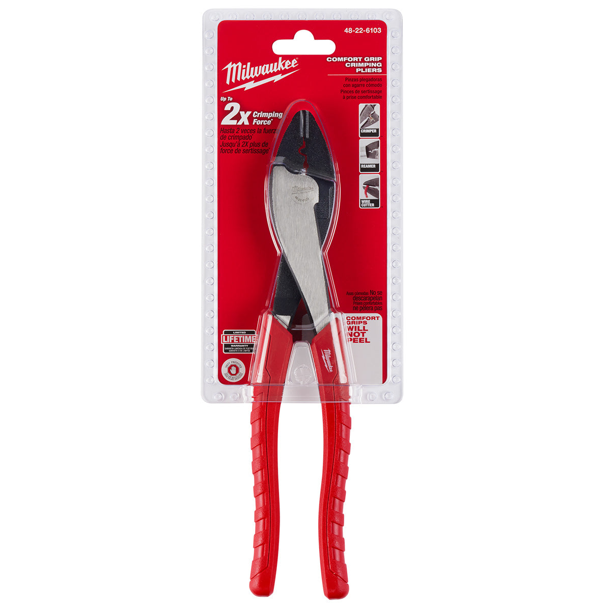 Milwaukee Comfort Grip Crimping Pliers