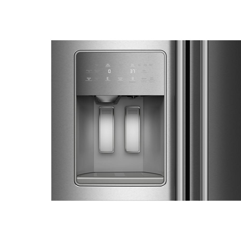28.7 Cu. Ft. 36-Inch Side-by-Side Refrigerator with Exterior Ice and Water Dispenser in PrintShield® Stainless Steel