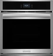 27-inch stainless steel single electric wall oven with digital display and convection cooking from Wall Ovens collection