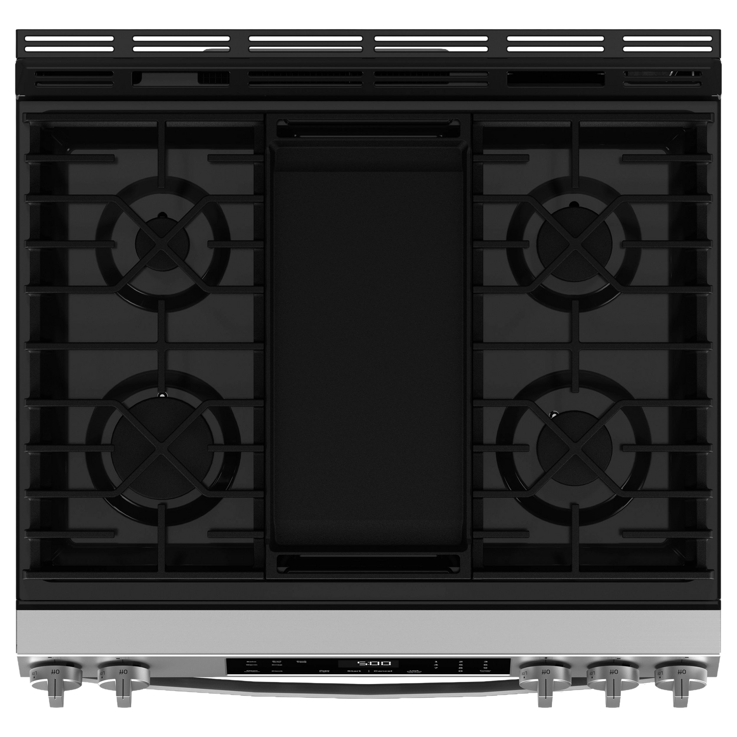GE® 30" Slide-In Front-Control Gas Range with Crisp Mode