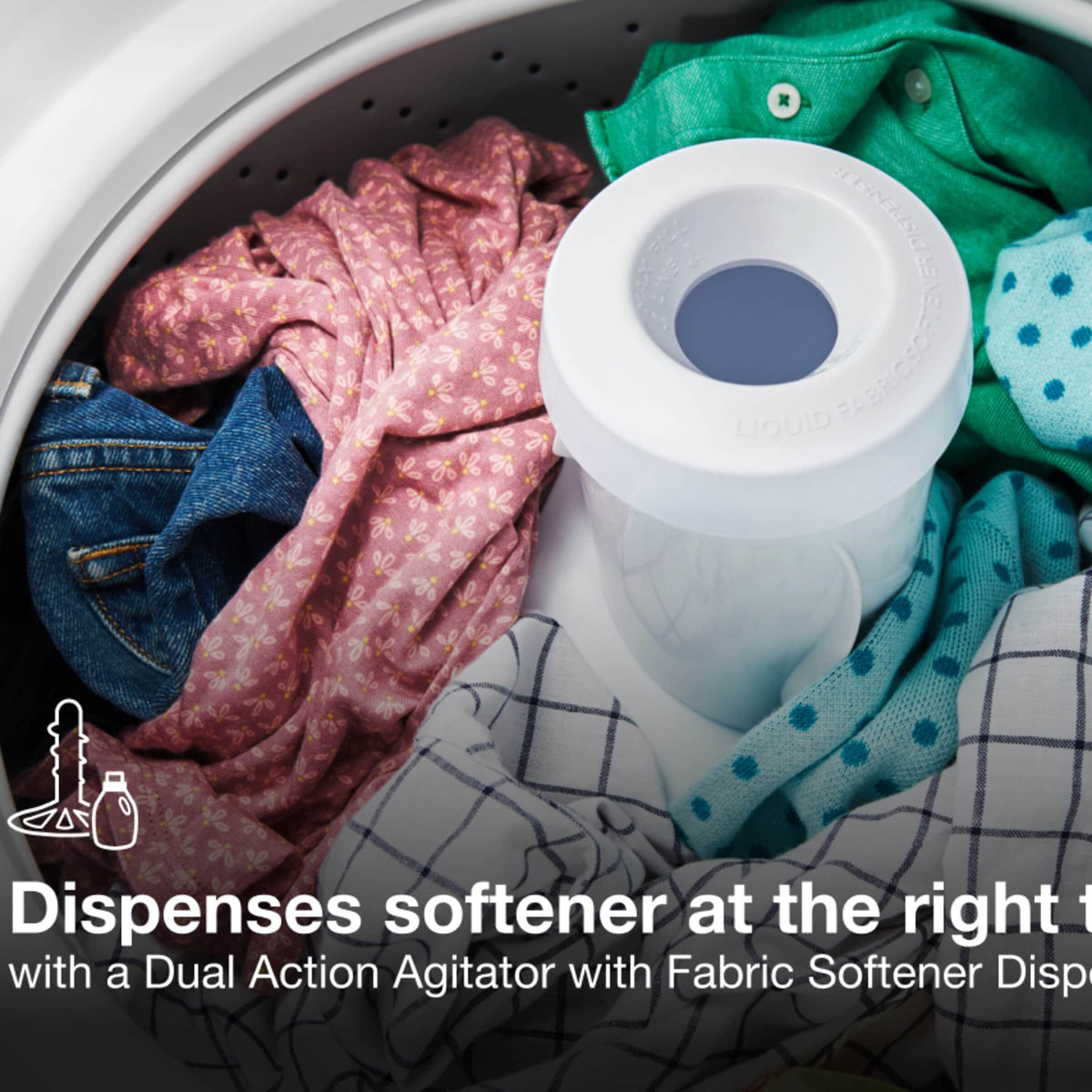 3.5 cu.ft Electric Stacked Laundry Center 9 Wash cycles and AutoDry™
