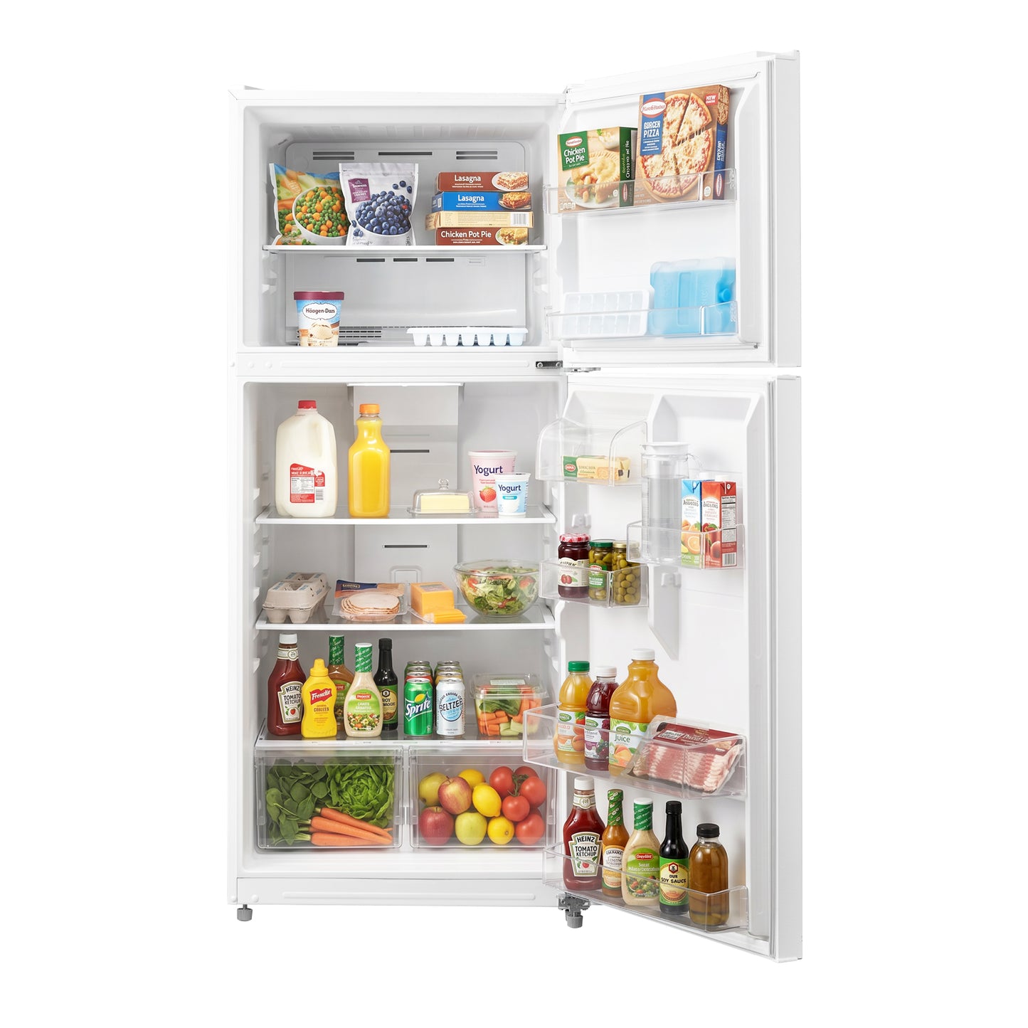 Element Electronics 20.5 cu. ft. Top Freezer Refrigerator - White, ENERGY STAR (ERT21CSCW)