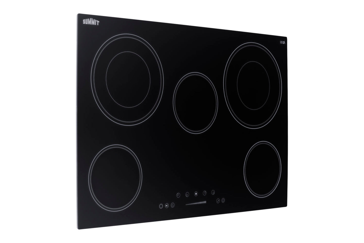 30" Wide 208-240V 5-Burner Radiant Cooktop