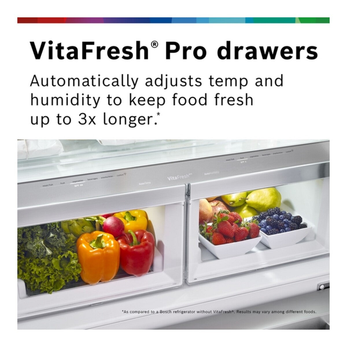 800 Series, French Door Bottom Mount Refrigerator, 36_IN, Brushed steel