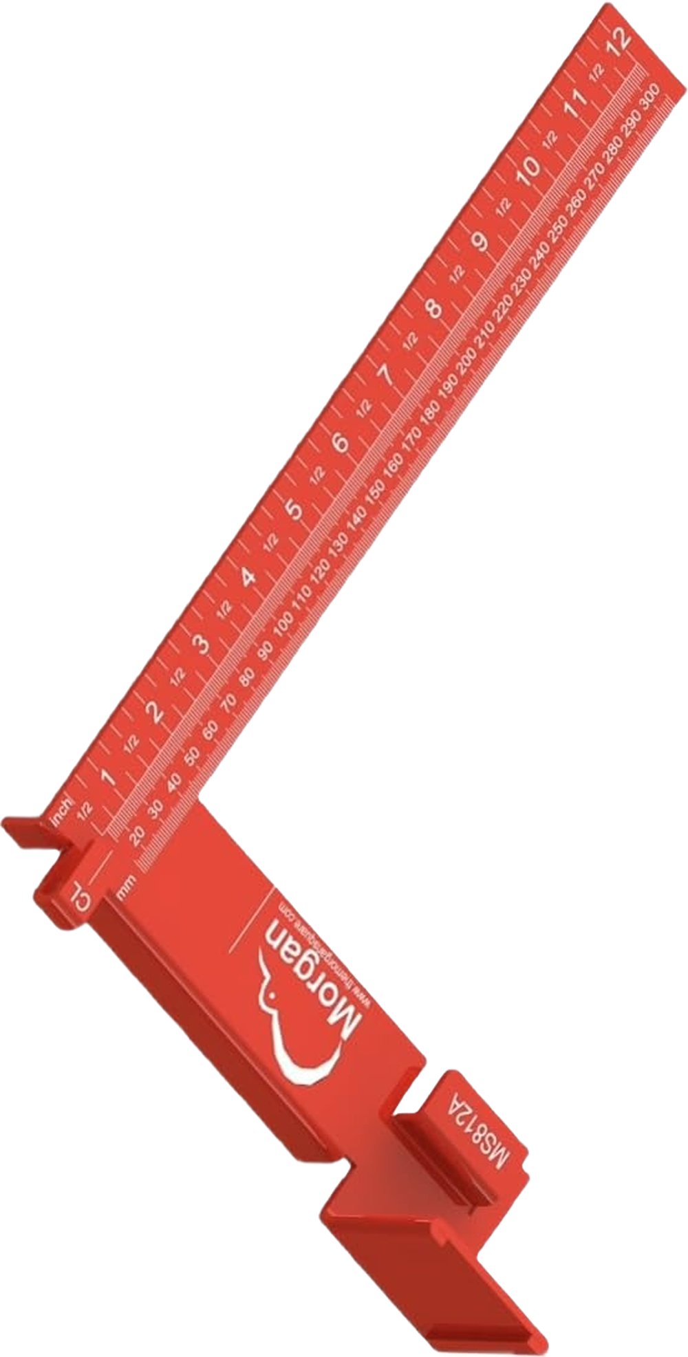 Kiwi Vision Morgan Square 8" x 12" Aluminum Square, Red