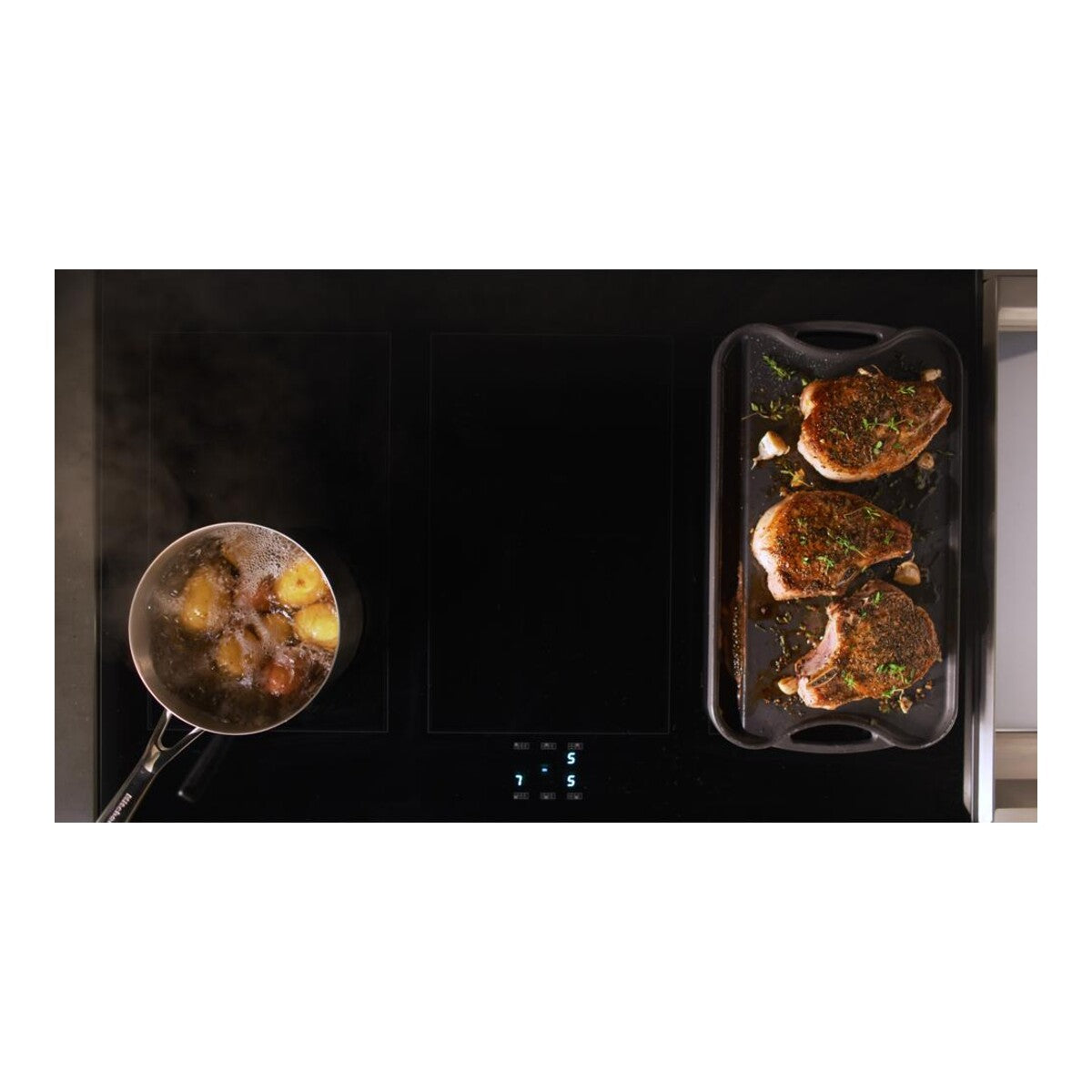 36-Inch 6-Element Induction Freestanding Commercial-Style Range with Air Fry