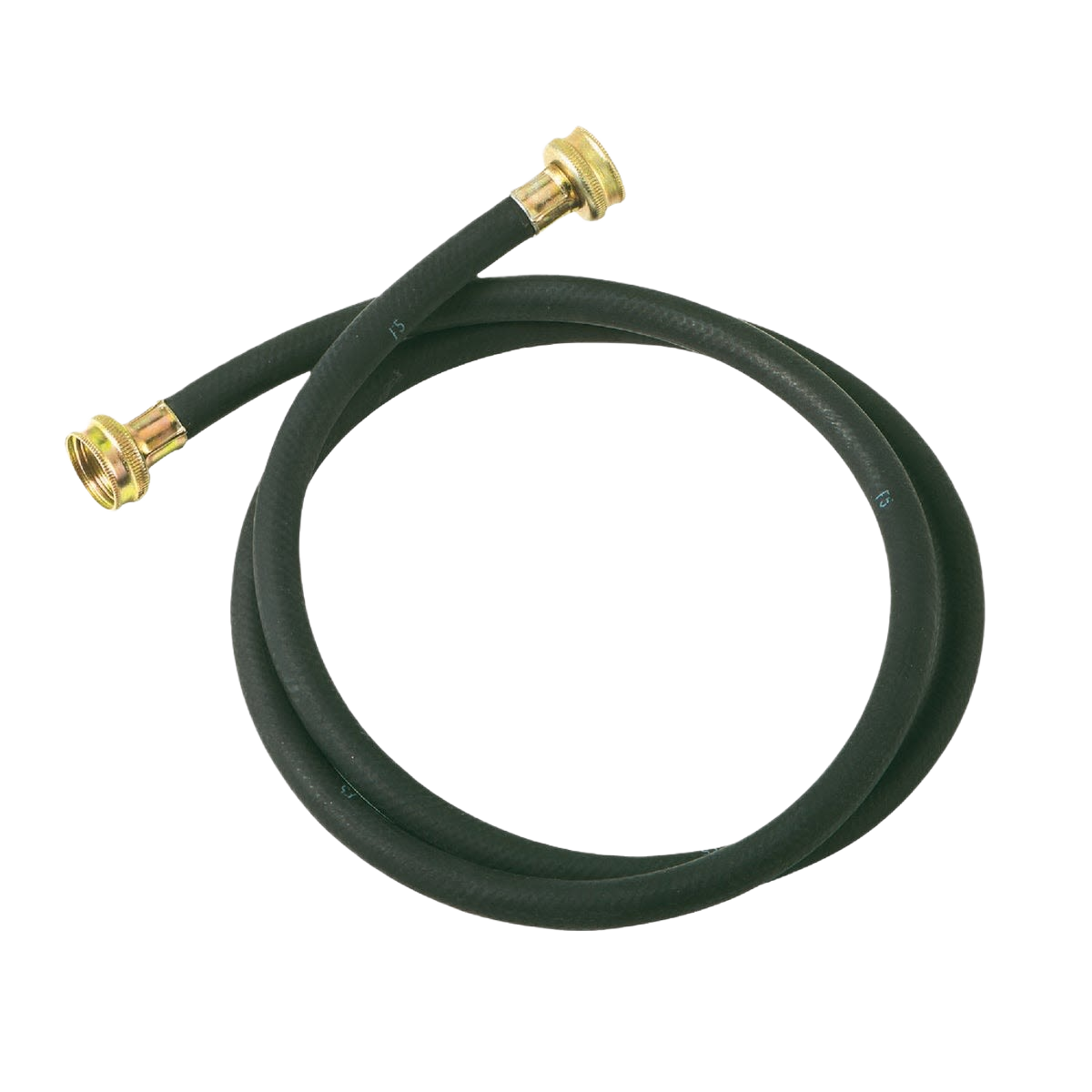 4 ft reinforced rubber inlet pressure hose with brass fittings for plumbing parts and repair under $50 category