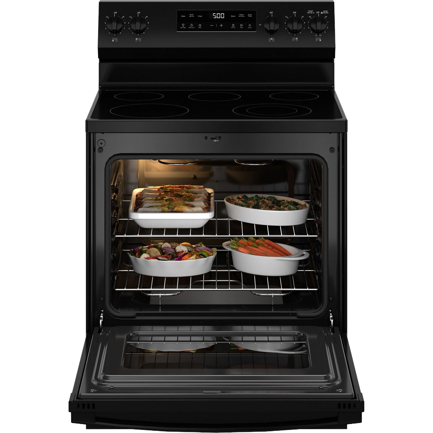 GE® ENERGY STAR® 30" Free-Standing Electric Range with Crisp Mode