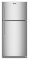 30-inch wide top-freezer refrigerator with stainless steel finish and vertical handles from Refrigerators and Appliances collections