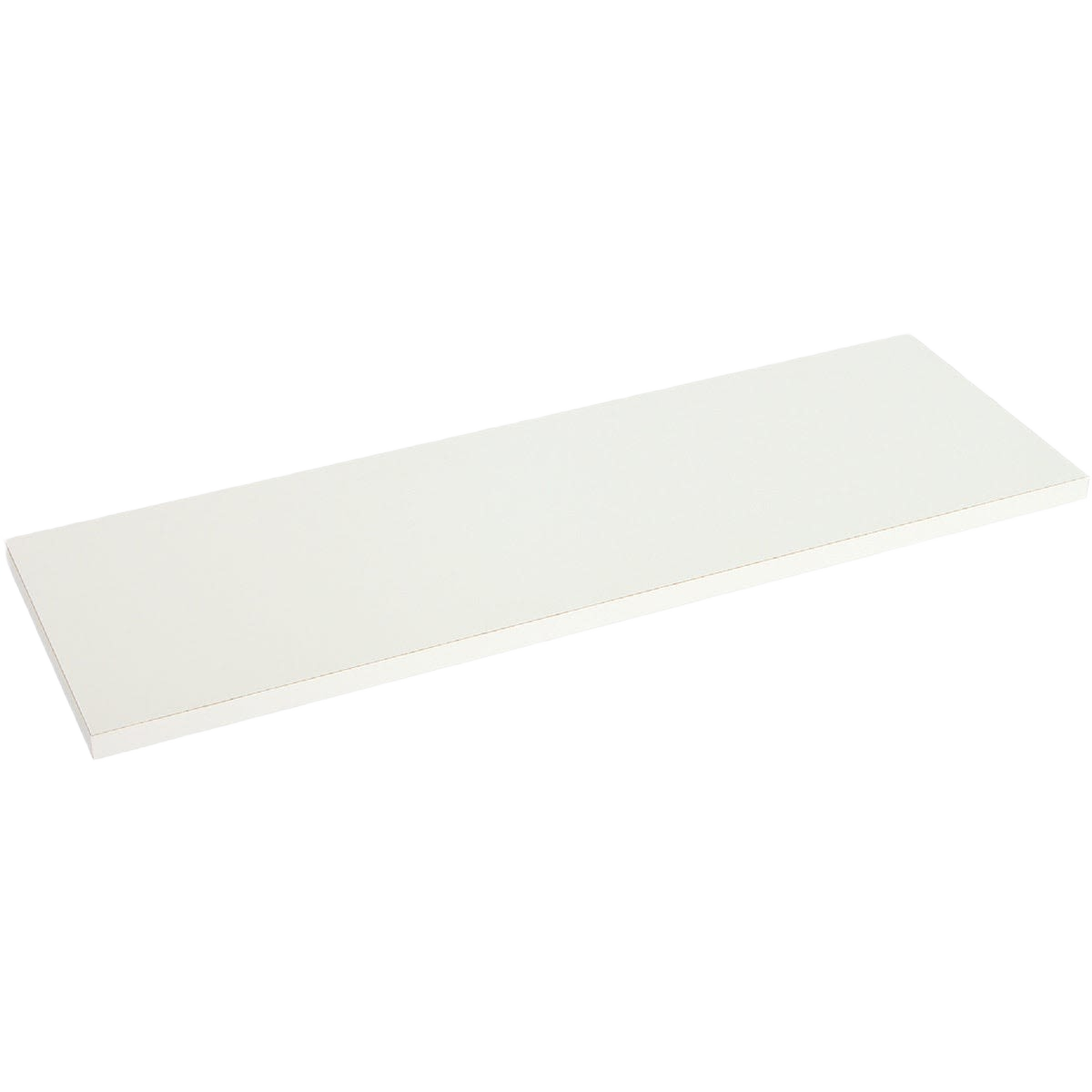 White all-purpose shelf board for storage and organization in shelving and home improvement under $50 collections