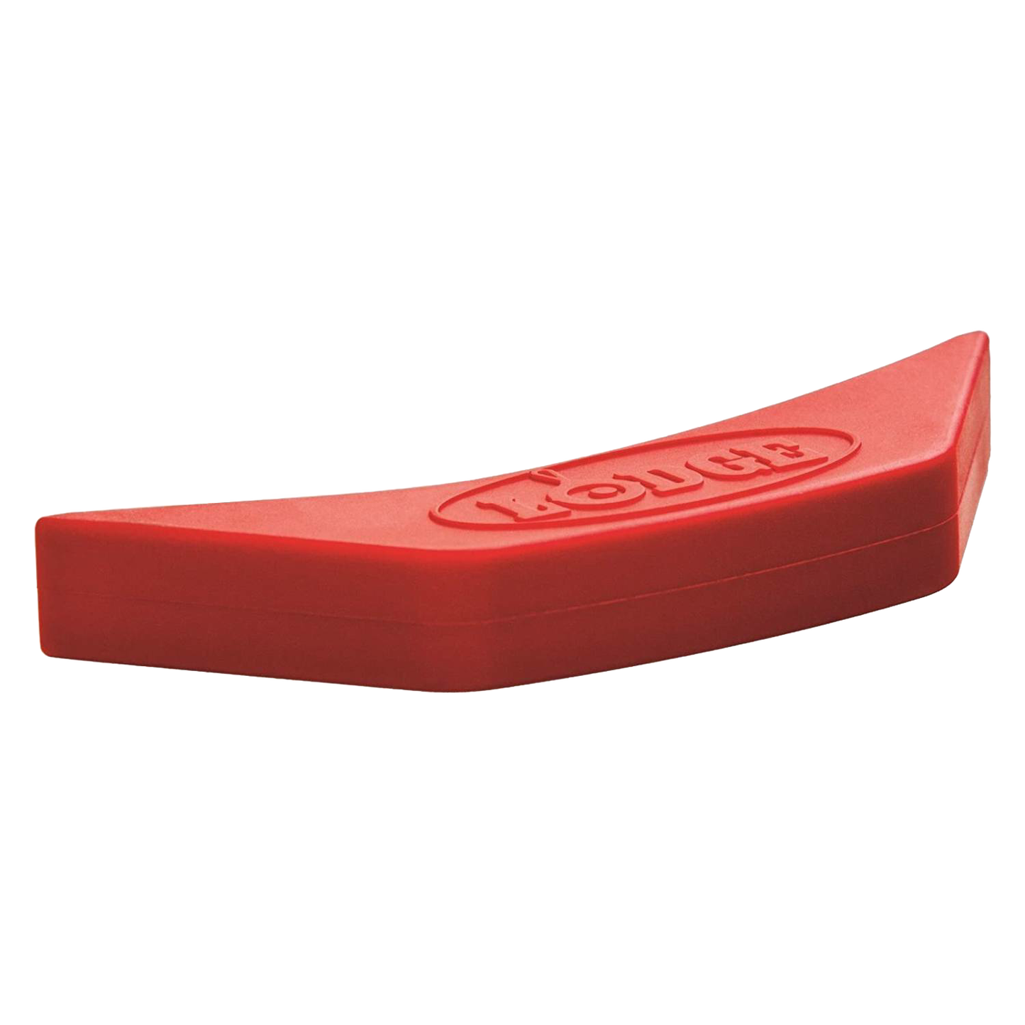 Red silicone assist handle holder for cast iron cookware protecting hands in kitchenware and Lodge Cast Iron collection