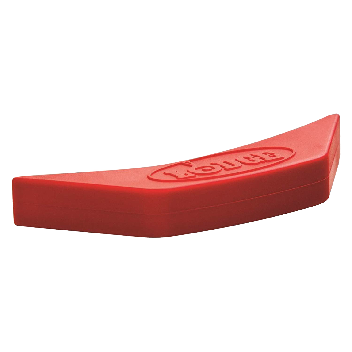 Red silicone assist handle holder for cast iron cookware protecting hands in kitchenware and Lodge Cast Iron collection