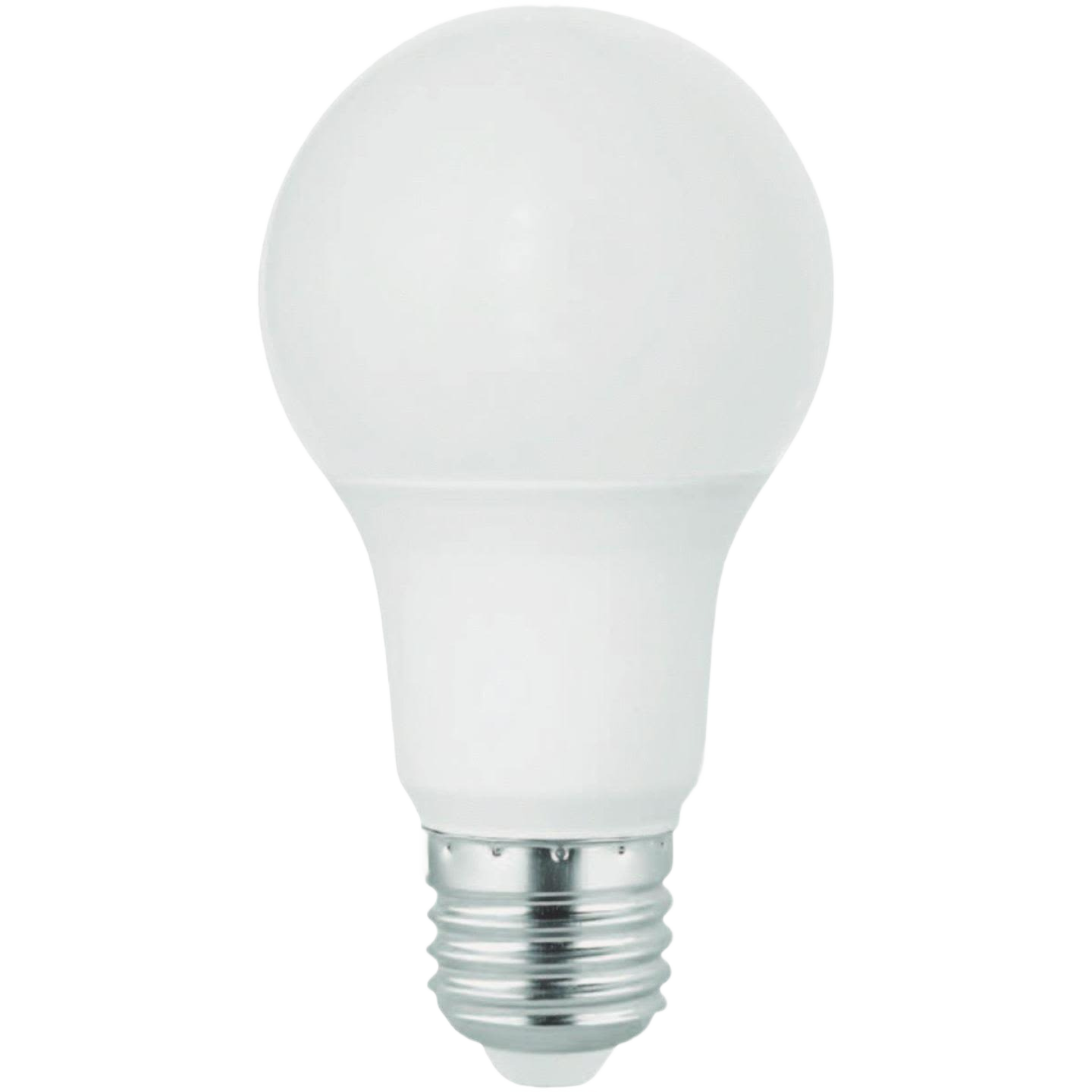 White A19 LED light bulb with medium base for energy-efficient home lighting and electrical projects under $50 collection