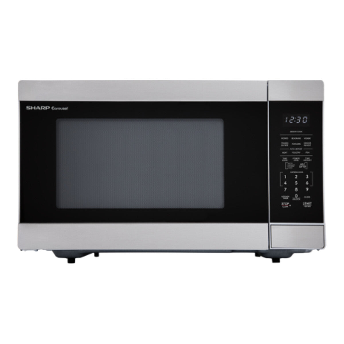 Sharp 1.6 cu. ft. 1100W Stainless Steel Countertop Microwave Oven