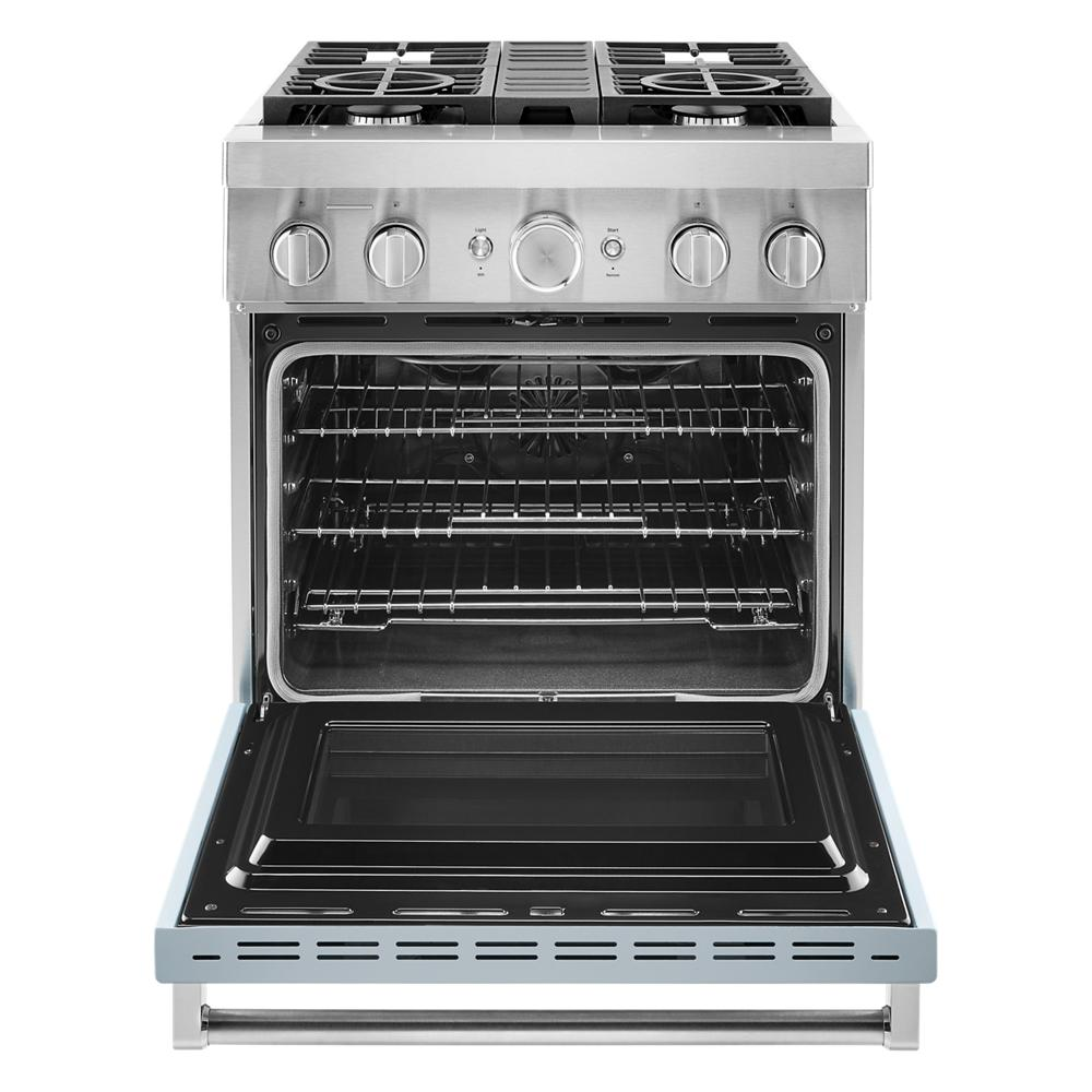 KitchenAid® 30'' Smart Commercial-Style Dual Fuel Range with 4 Burners