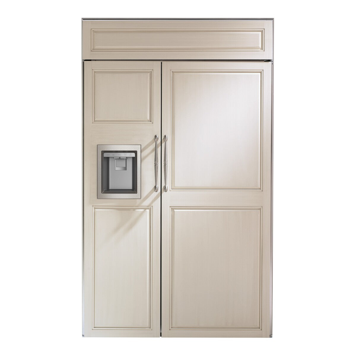 Monogram 48" Panel-Ready Built-In Side-by-Side Refrigerator with Dispenser