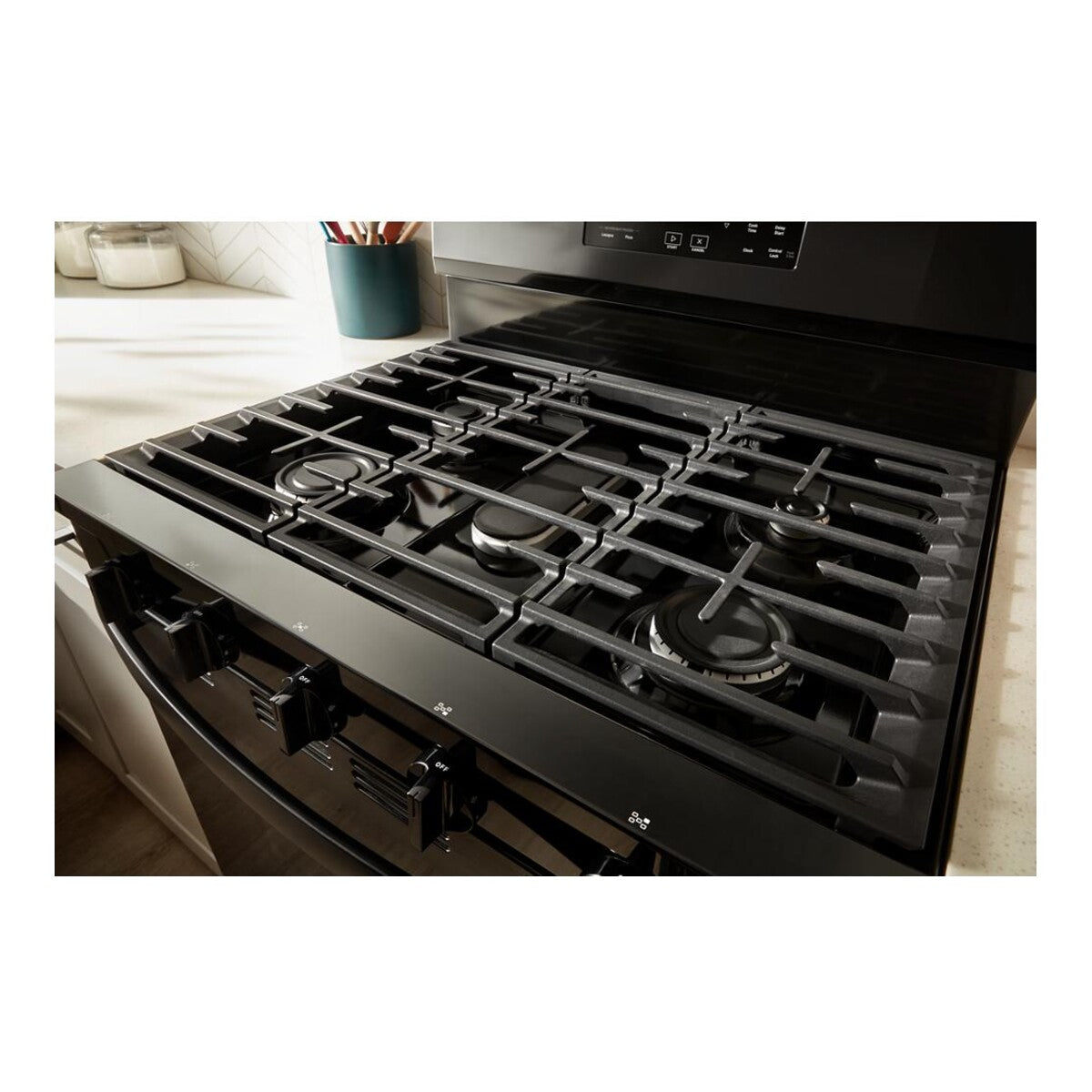 30-inch Gas Range with Air Cooking Technology, No Preheat Air Fry and Air Baking and Self Clean