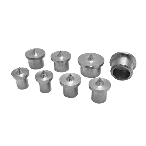 Set of eight steel dowel and tenon centers for woodworking precision in tool and power tool accessories collections under $50