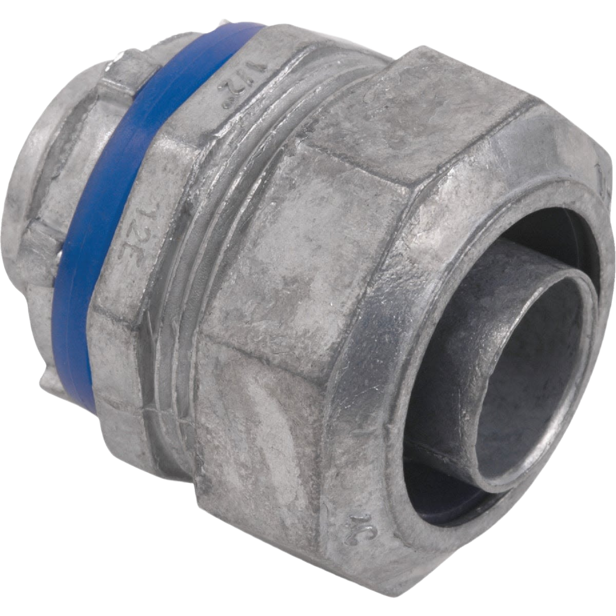 Die-cast zinc straight liquid tight connector for electrical conduit fittings in home improvement and electrical collections under $50