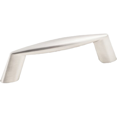 Satin nickel 3-inch square cabinet handle pull with modern sleek design for furniture hardware and home improvement under $50