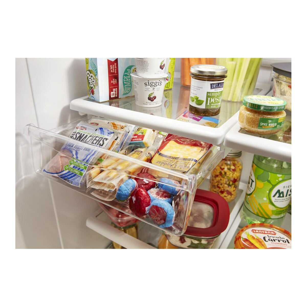 33-inch wide Bottom-Freezer Refrigerator - 22 cu. ft.