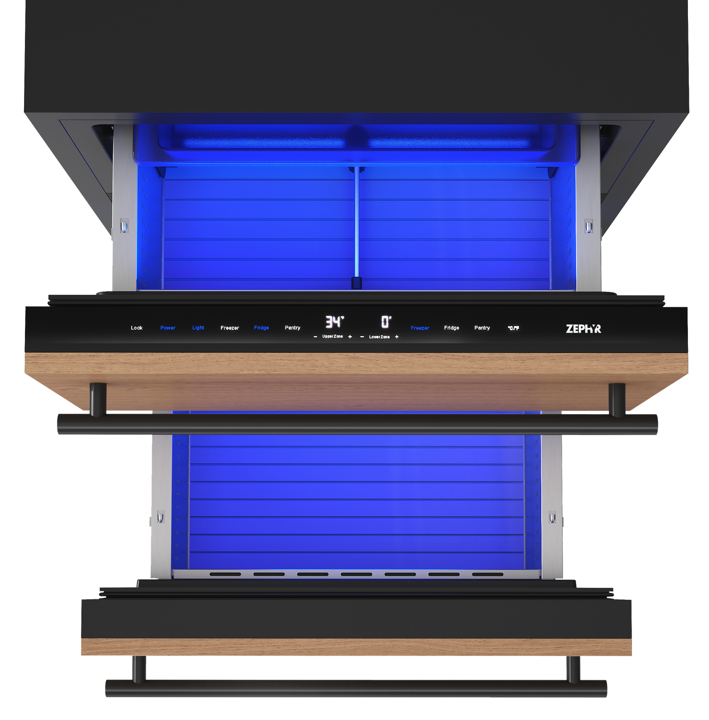 Presrv Refrigerator & Freezer Drawers, 2 Zones